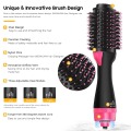 3 in 1 Hot Combs Hair Dryer Brush & Hot Air Brush Electric Hair Straightener Brush Multifunctional Negative Ionic Curling Irons