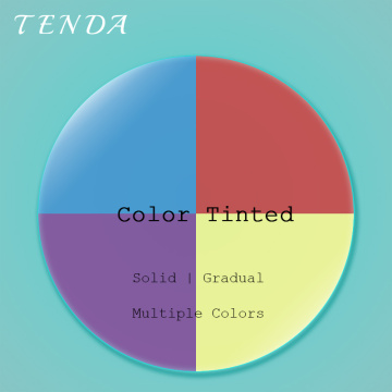 Tinted Solid or Gradual Multiple Colors For Prescription Lenses Sunglasses Lenses
