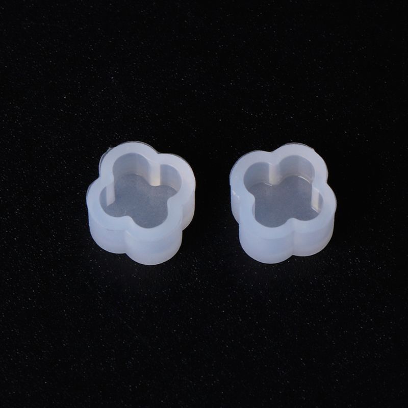 8 Pair UV Resin Silicone Molds DIY Crystal Epoxy Mold Small Earrings Stud Epoxy Resin Making Mould