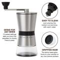 Mini Manual Ceramic Coffee Grinder Washable ABS Ceramic Core Stainless Steel Home Kitchen Manual Hand Coffee Grinder Kitchen