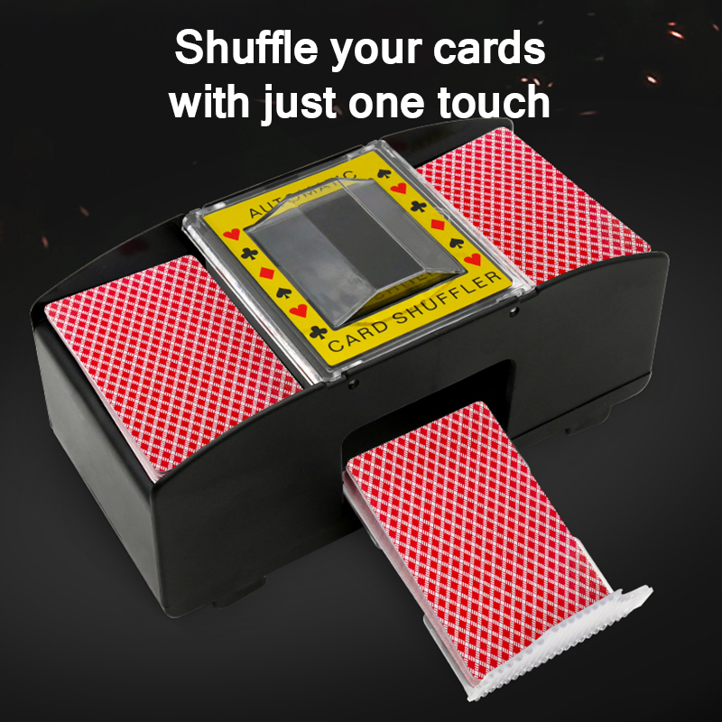 Automatic Card Shuffler Machine Board Game Electric Automatic Card Poker Battery Operated Lightweight Playing Cards Shuffler Ent