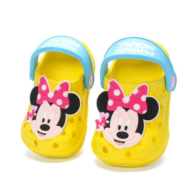 Baby Hole Shoes 2020 Summer New Children Nice Non -slip Soft Floor 1 -3 Years Old Boys Beach Cartoon Animation Sandals