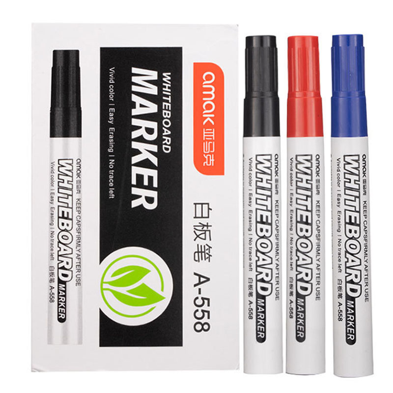 10 Pcs New Practical Erasable Whiteboard Marker Pen Painting Graffiti Drawing Pens White Board