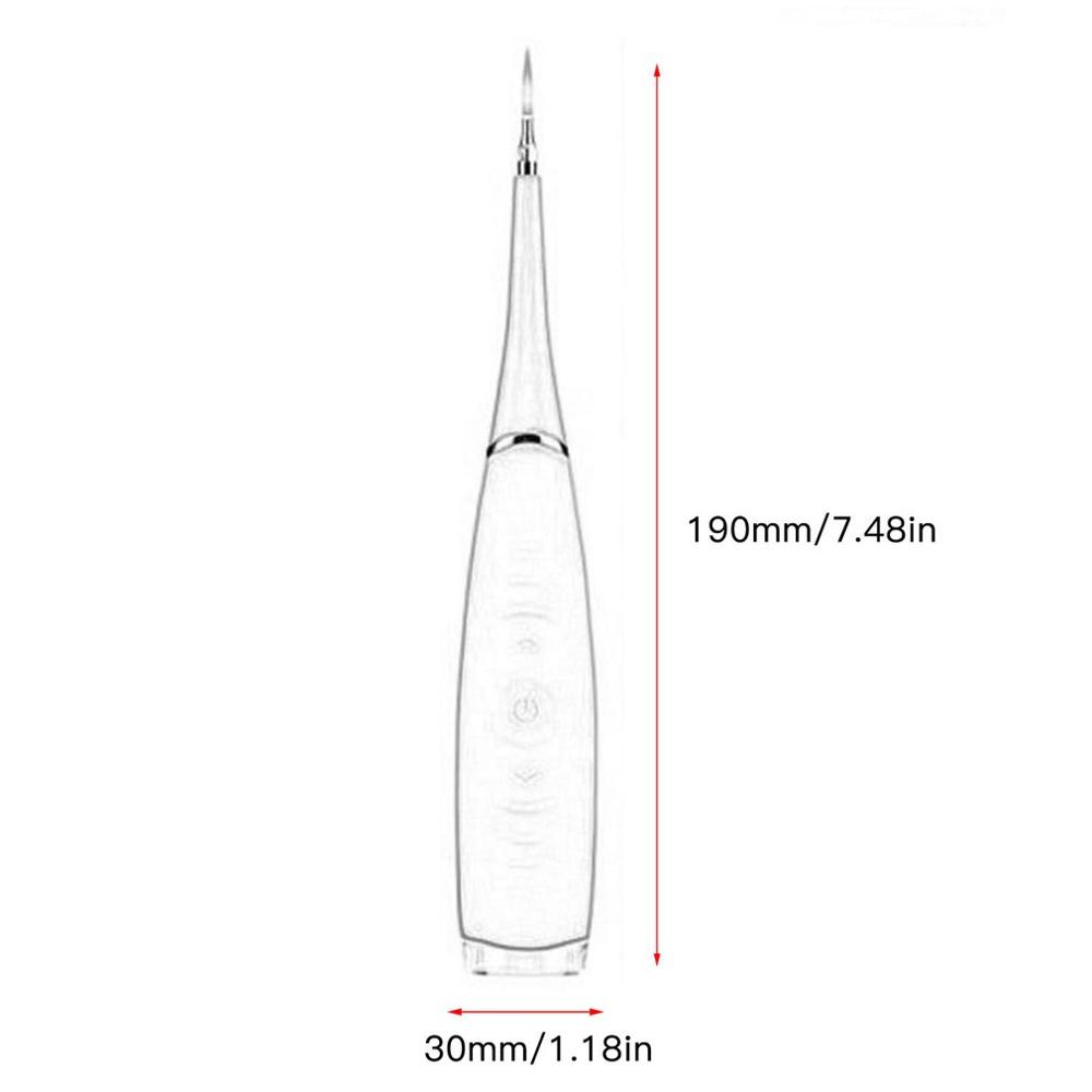 Dentist Oral Hygiene Electric Sonic Dental Scaler Tooth Calculus Remover Tooth Stains Tartar Tool USB Teeth Whitening Toothbrush