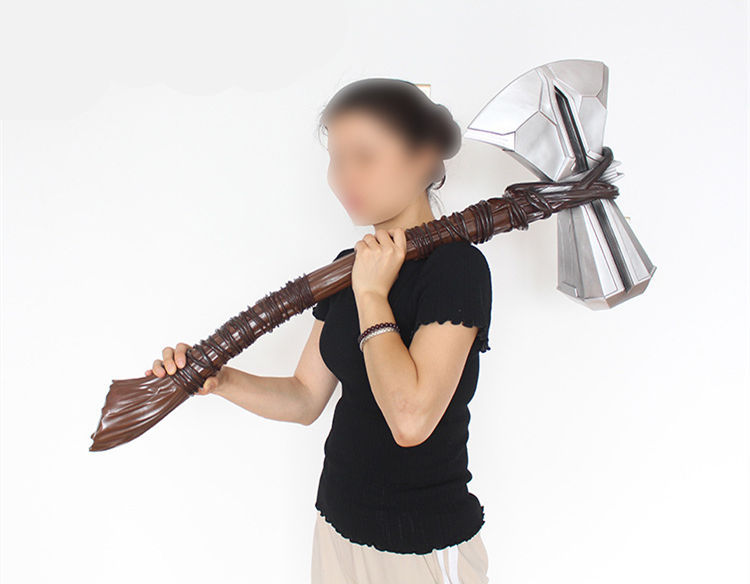 [Metal made] 105cm 1:1 scale Thor 1/2 Stormbreaker Tomahawk Hammer GK model toy adult cosplay costume party gift