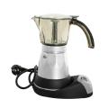300ML Electric Italian Top Moka Coffee Pot Percolators Tool Filter Cartridge Stainless Steel Electrical Espresso Maker
