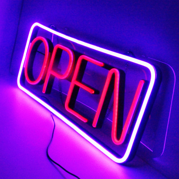 Neon Inscription Advertising Lights Shopping Mall Bright Neon Lamp LED Store Open Sign LED Open Sign Light With Remote Control