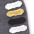 50Pcs 41x16mm Handmade Tags Handmade Faux Leather Knitting Label For Clothes Handmade With Love PU Label For Bag Sew Accessories