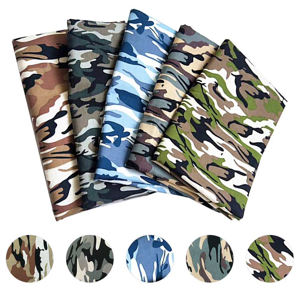 Camouflage Fabric DIY Printed Cotton Fabric Cloth Sewing Quilting Fabrics for Patchwork Needlework DIY Handmade Accessories