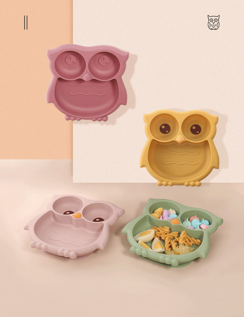 owl silicone plate detail photo MFZ-P008