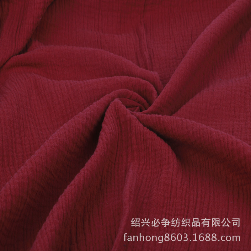 135cm x50cm High Quality Soft Thin Double Crepe Texture Cotton Fabric, Make Shirt, Dress, Underwear, Pajamas Cloth 160g/m