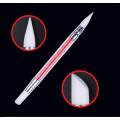 Full Beauty Dual-ended 2 Ways Silicone Nail Art Sculpture Pen 3D Carving DIY Glitter Powder Liquid Manicure Dotting Brush