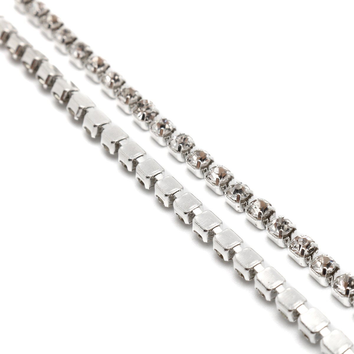 10M Wedding Bridal Rhinestone Chain Crystal Ribbon Sparkle Diamante Gem Trim