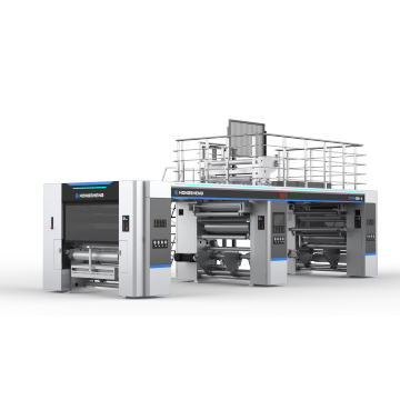 Triplex solventless lamination machine
