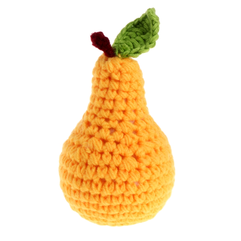 Baby Kids Children Cute Crochet Knit Fruit Pear Toy Photo Photography Props Gift