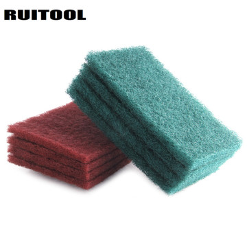 200*120mm Cleaning Polishing Pad Nylon Abrasive Brush For Rust Polishing Cleaning Cloth Abrasive Tools 4pcs