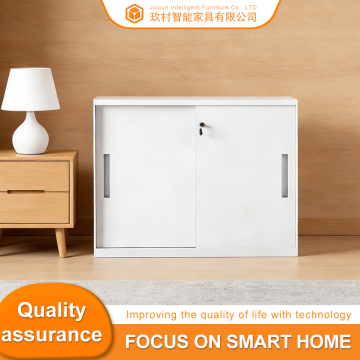 Under-Desk Sliding Door Cabinet