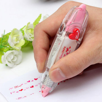 1 Pc Korea Stationery Cute Novelty Decorative Correction Tape Correction Fluid Corrections Supplies Colors Random