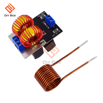 DC 5V 12V ZVS Low Voltage Induction Heating Power Supply Module Induction Heating Board Tesla Jacob's Ladder Heating Coil 120W