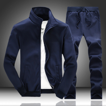 Cardigan 2020 Spring Autumn New Men's Set Man Sportswear 2 Piece Sets Sports Suit Jacket+Sweatpants Sweatsuit Male Tracksuit