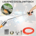 1 Set Liquefied Welding Gas torch Fire Gun Welding Gas Torch Weeds Burner Welding Accessories Heating Torch Propane Butane Gas