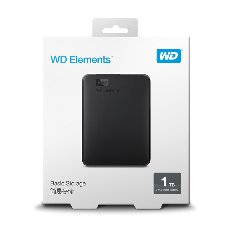 WD Elements 500GB Portable External Hard Drive Disk USB 3.0 HD HDD Capacity SATA Storage Device Original for Computer PC PS4 TV