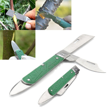 Peeler lifter bark plant Fruit Seedling Cut nursery budding Prun Cutter Tool fold knife Graft rose blade Tree