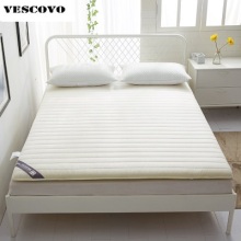 Quilted Thickness Mattress with Rubber/fillings/pad thin sanding cotton for four-Seasons mattress topper