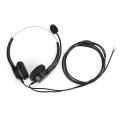 Home Office Headset Binaural Earphone with Microphone for Telephone Landline Phone Headset