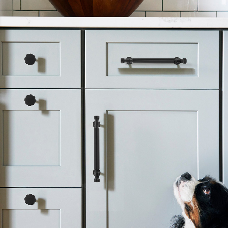 black drawer knobs