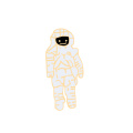 white astronaut