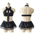 Scotland Student School Girl Cosplay Uniform Costume Fancy Dress Womens Ladies Plus Size Dresses Sexy Clothing