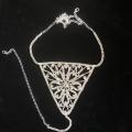 Classic round body chain accessories sexy shiny Rhinestone body chain bikini suit for Beach Women