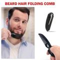 Hair Growth Beard Styling Beard Care Set Beard Shaping Template Comb Barber Tool Beard Styling Comb Scissors Mens Beard Tool