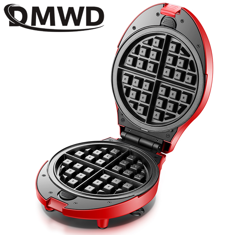 DMWD Multifunction Waffle Maker Electric Doughnut Ice Cream Cone Grill Cake Oven Pan Eggette Machine 7 Plates Optional 3 EU Plug
