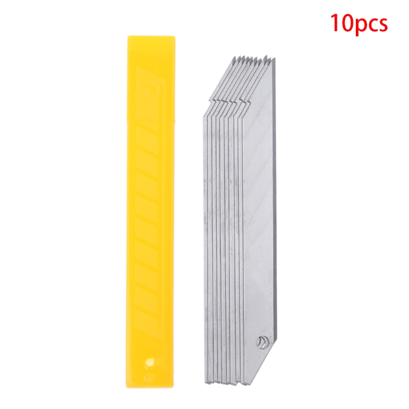 10Pcs/Box 30 Degrees Blade Trimmer Sculpture Blade Utility Knife Stainless Steel