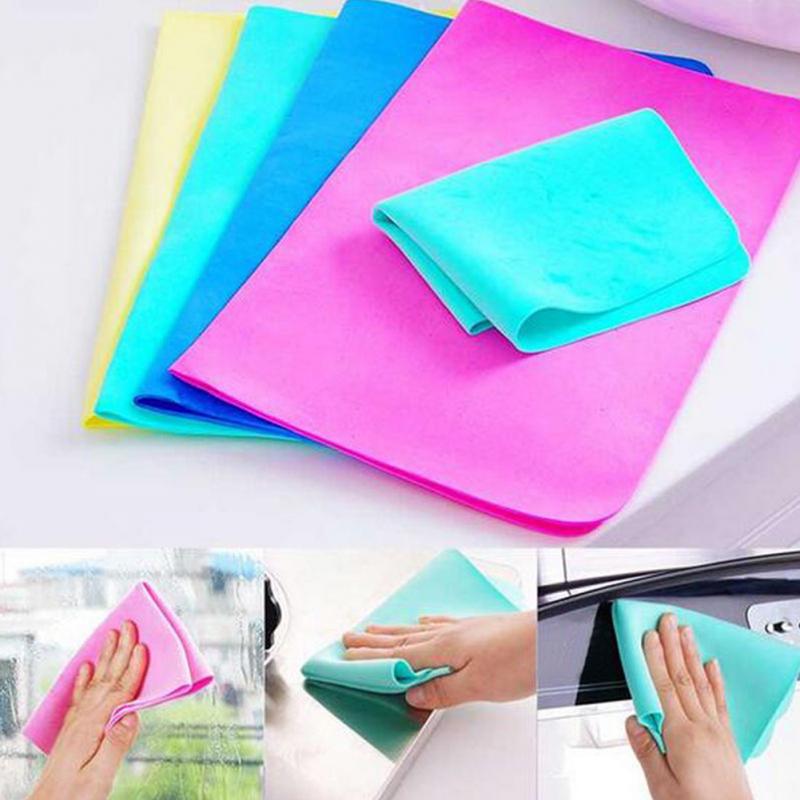 1Pcs Car cleaning towel Synthetic Chamois Leather Absorb Wipe Towel Cloth Car Wash Towel For Car Lens Electrical Appliances