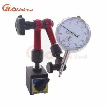 Mini 10mm Dial Indicator Magnetic Stand Base Holder Dial Test Comparator For Equipment Calibration