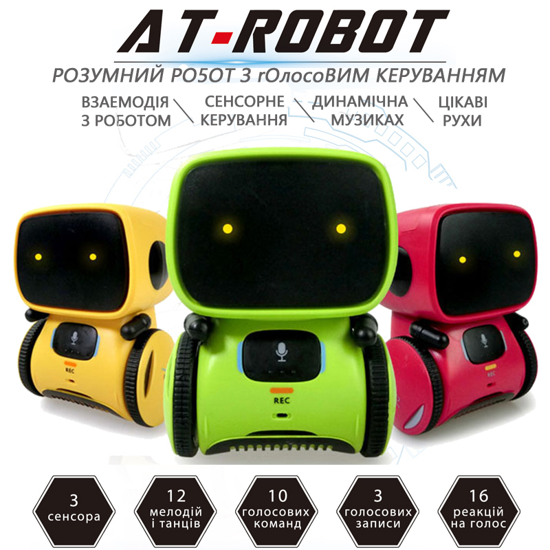Toy Robot Intelligent Robots Russian&English Version Voice Control roboter Interactive Educational RC robotic for Christmas Gift