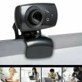 480P HD Full Webcam USB 2.0 Web Camera Built-in Microphone Manual Focus Webcam No Driver Version For PC Laptop Desktop