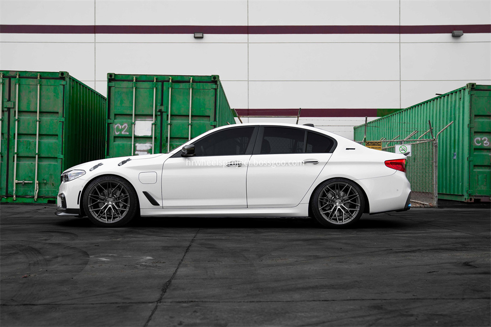 H R Tech Wheels Hr688 Graphite Metallic Bmw 3