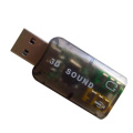 Virtual 5.1 Channel Track 3D Sound Card Speaker Mic Earphone Audio Adapter VDX99