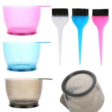 Home Salon Hair Color Dye Bowl Brushes Tool Kit Set Tint Coloring Dye Bowl Brush Hair Color Mixing Bowls