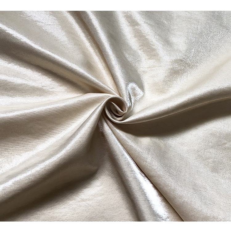 Width 59" Glass Silk Hemp Fantasy Light Apricot Luster Drape Linen fashion Fabric Dress Cloth Material