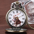 KW Rabbit Cute Copper Hot Trendy Men Womens Bronze Necklace Chain Pendant Alice in Wonderland Quartz Pocket Watch Gift cep saati