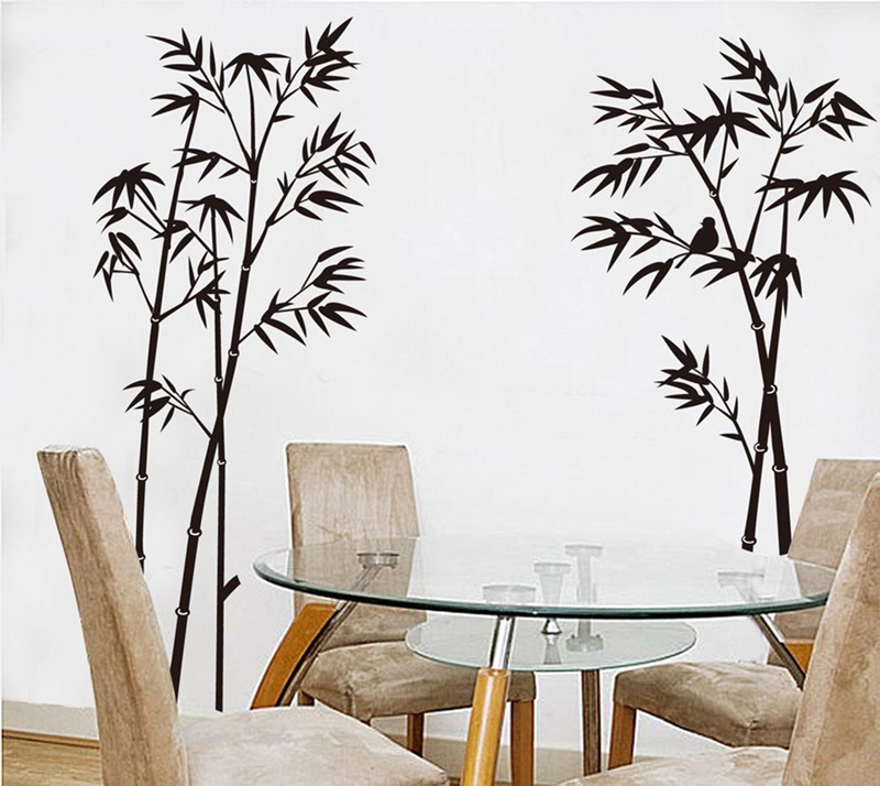 Bamboo Mural Home Decor Decals Removable Craft Art Wall Stickers