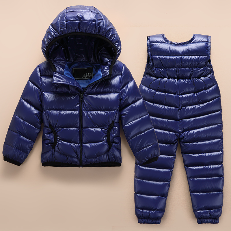 2020 New Children Winter 90% Duck down down Jacket Baby girl clothes Ski Wear Boy Infant Parka Snow Set Warm light Clothing Sets
