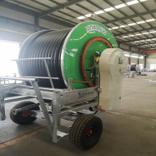 Easy to transport, automatic control of water flow, medium volume reel machine