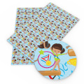 50*145cm/20*33cm Cartoon Patchwork Polyester Cotton Fabric For Tissue Kids Home Textile for Sewing Doll Crafts,c14072