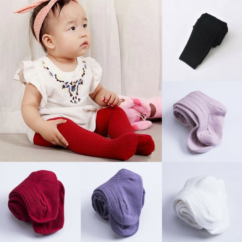 New Cute Baby Girls Winter Warm Tights Socks Stockings Pants Hosiery Pantyhose